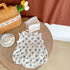 Lace Print Flower Skirt Sisters and Cotton Sleeveless Jumpsuit